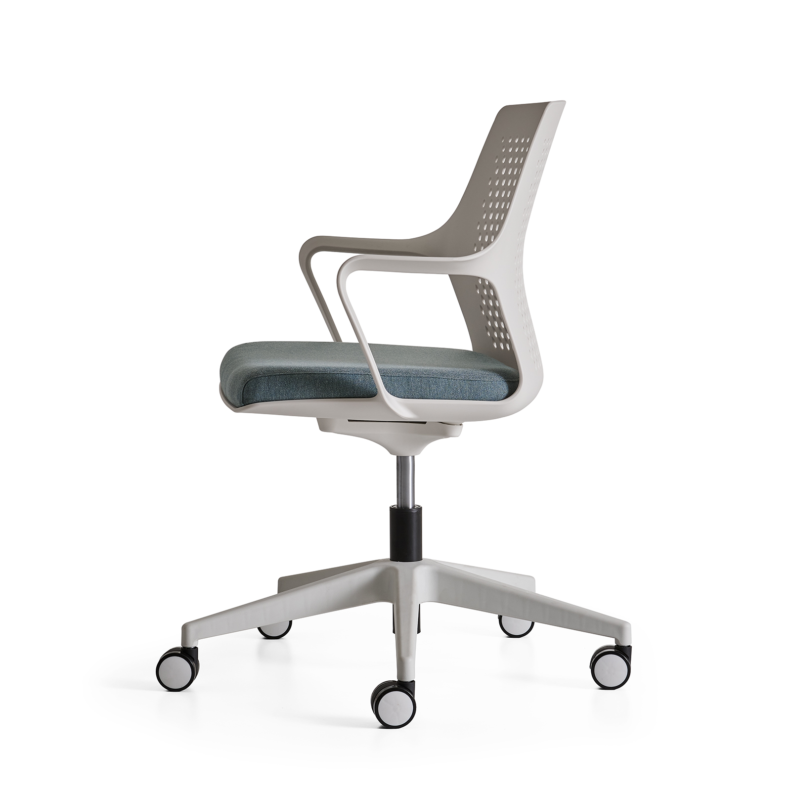 Flat White Office Chair 5
